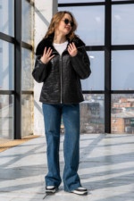 Зимняя Дубленка Mila Nova Д-204  черный — изображение 9