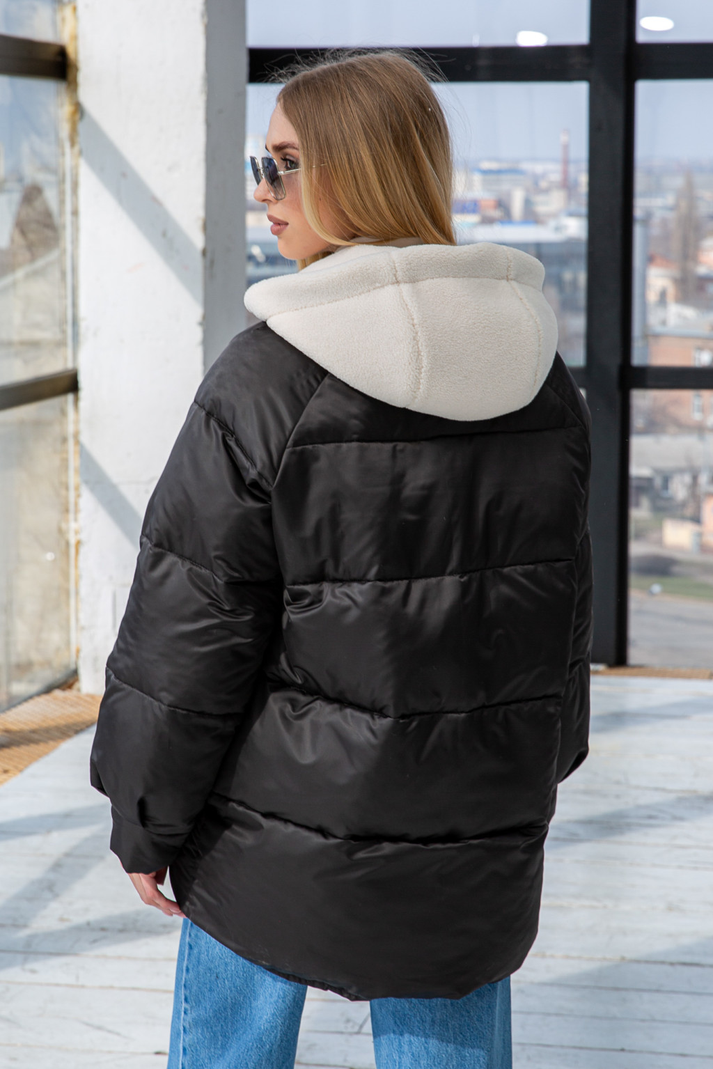 Зимняя Куртка Mila Nova К-271 черный — изображение 4