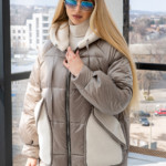 Зимняя Куртка Mila Nova К-271 капучино