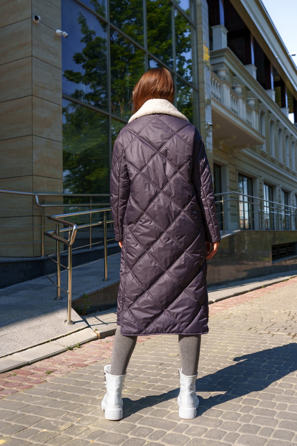 Зимнее пальто Mila Nova ПВ-314 серый — изображение 6