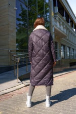 Зимнее пальто Mila Nova ПВ-314 серый — изображение 6