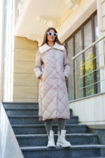 Зимнее пальто Mila Nova ПВ-314 молоко — изображение 6