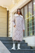 Зимнее пальто Mila Nova ПВ-314 молоко