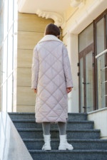 Зимнее пальто Mila Nova ПВ-314 молоко — изображение 3