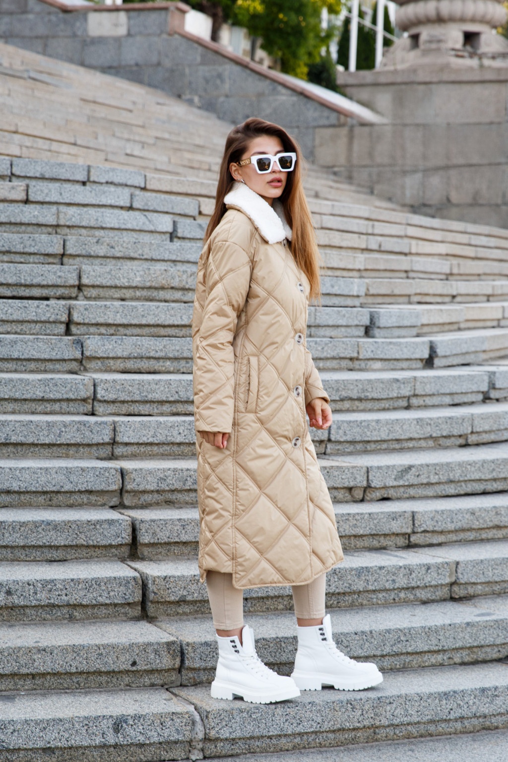 Зимнее пальто Mila Nova ПВ-314 кемел — изображение 5