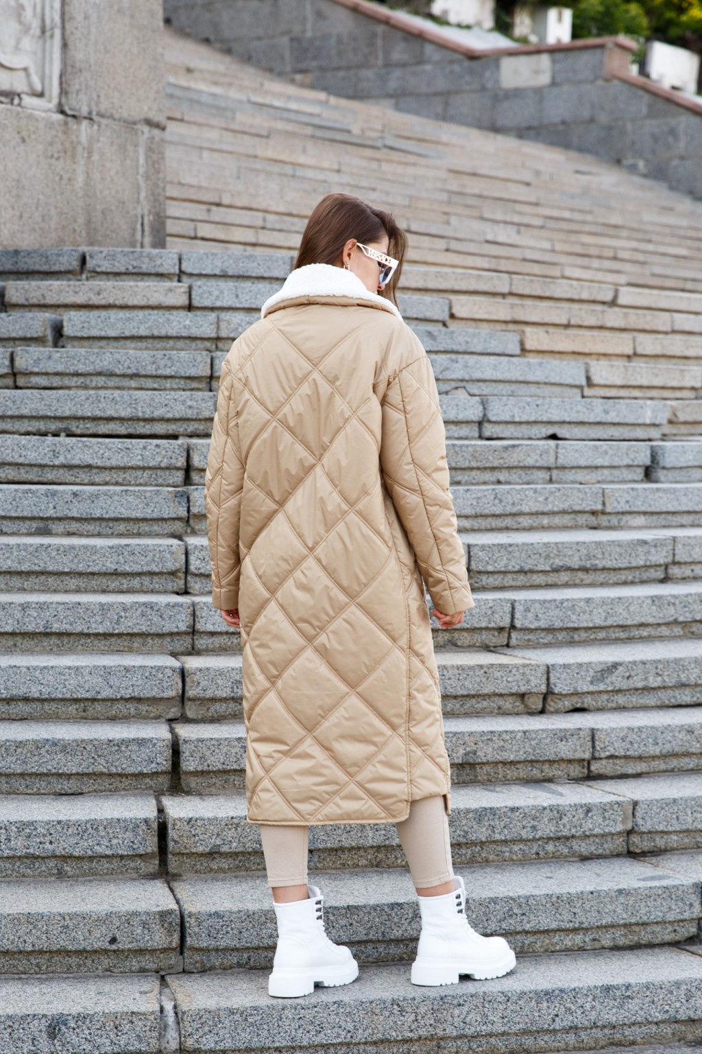 Зимнее пальто Mila Nova ПВ-314 кемел — изображение 4