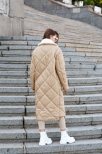 Зимнее пальто Mila Nova ПВ-314 кемел — изображение 4