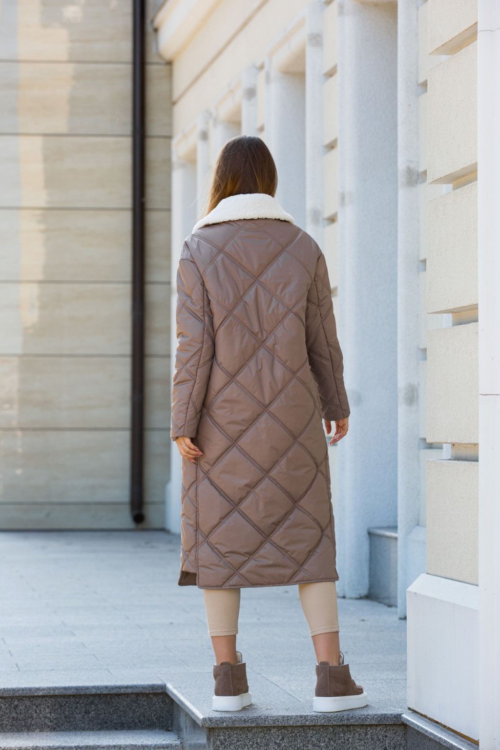 Зимнее пальто Mila Nova ПВ-314 капучино — изображение 3