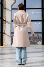 Демисезонное пальто Mila Nova ПВ-234 кор молоко 8441 — изображение 3