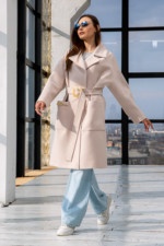 Демисезонное пальто Mila Nova ПВ-234 кор молоко 8441