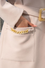 Демисезонное пальто Mila Nova ПВ-234 кор молоко 8441 — изображение 6