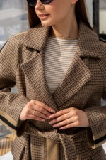 Демисезонное Пальто Mila Nova ПВ-260 кемел — изображение 5