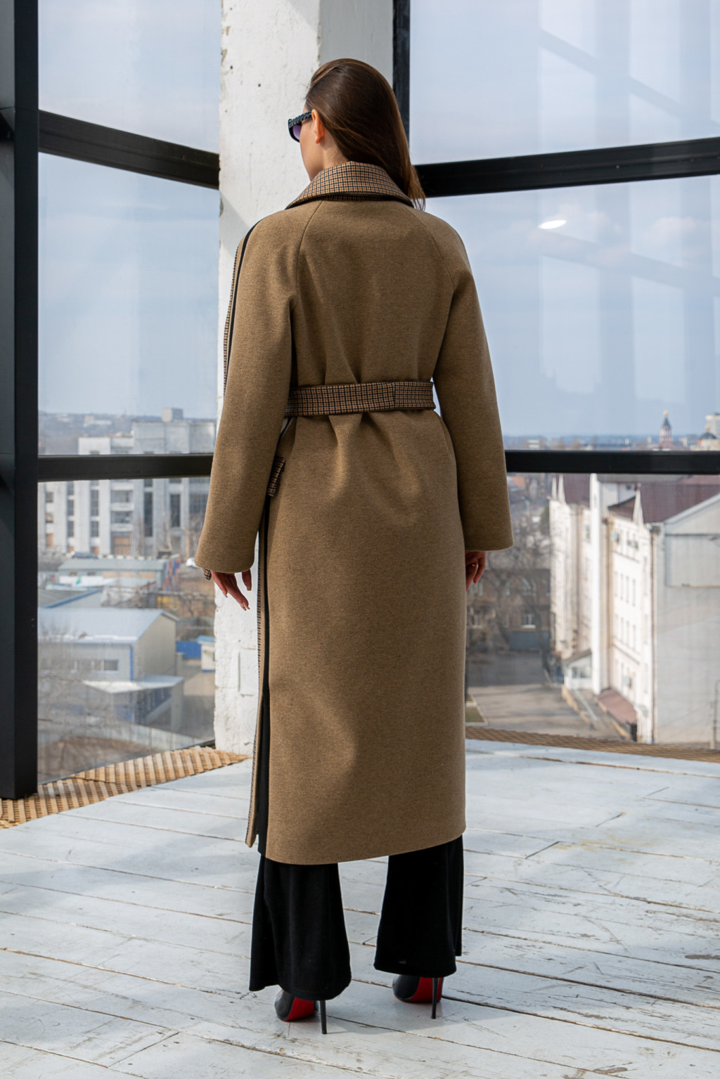 Демисезонное Пальто Mila Nova ПВ-260 кемел — изображение 6