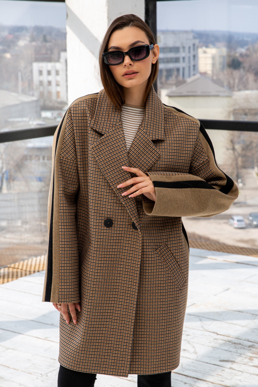 Демисезонное Пальто Mila Nova ПВ-261 кемел — изображение 1