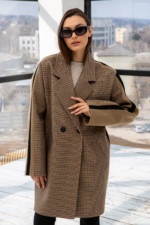 Демисезонное Пальто Mila Nova ПВ-261 кемел