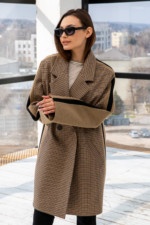 Демисезонное Пальто Mila Nova ПВ-261 кемел — изображение 3