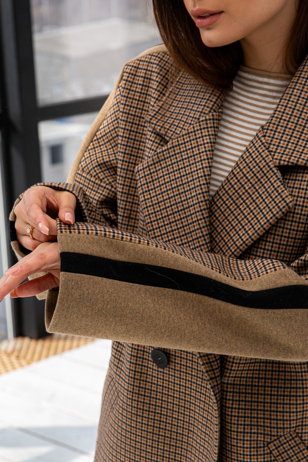 Демисезонное Пальто Mila Nova ПВ-261 кемел — изображение 5