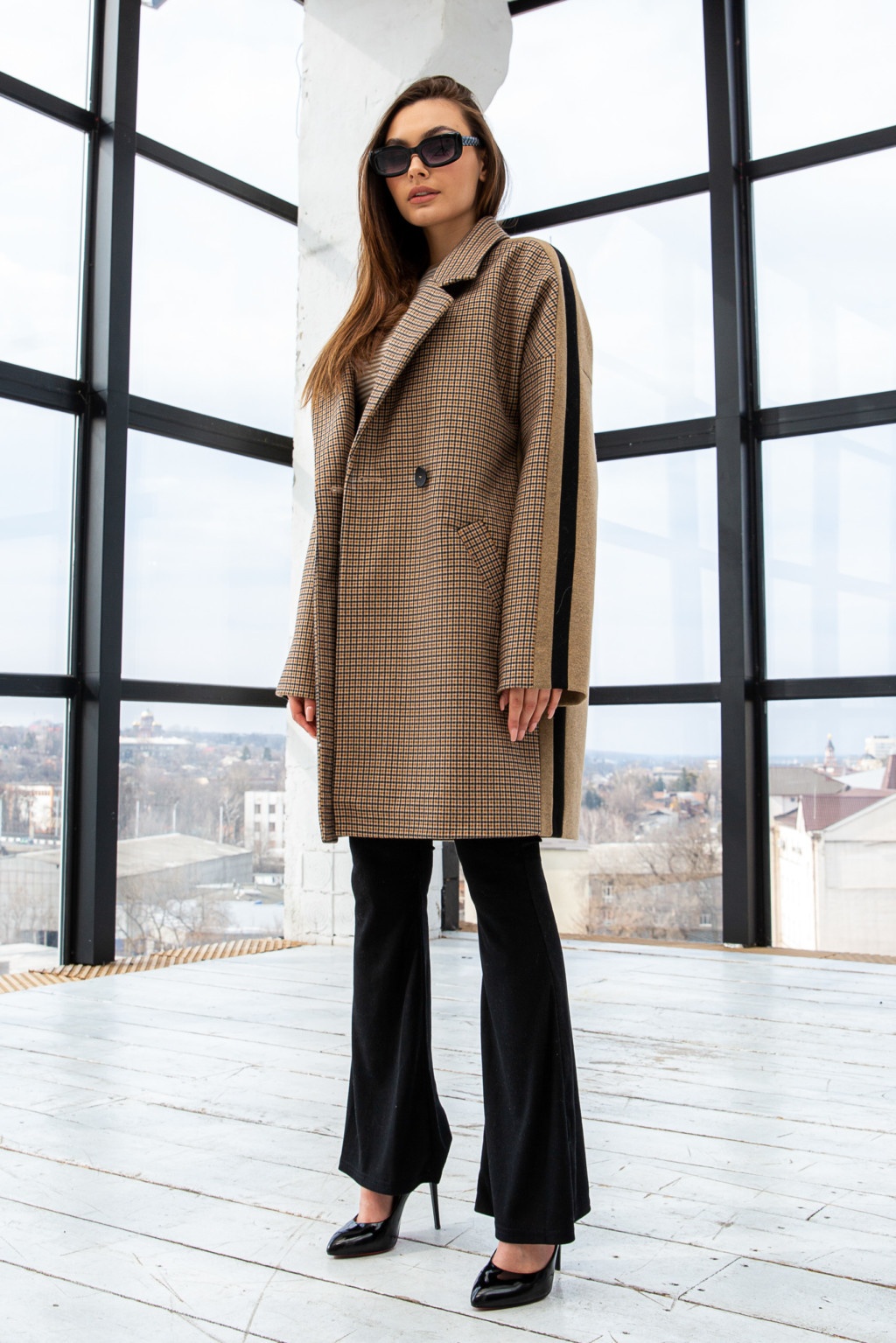 Демисезонное Пальто Mila Nova ПВ-261 кемел — изображение 2