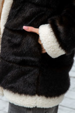 Зимняя Шуба Mila Nova ПВ-313 шоколад — изображение 6