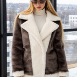 Зимняя Шуба Mila Nova ПВ-313 капучино