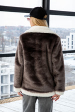 Зимняя Шуба Mila Nova ПВ-313 капучино — изображение 5