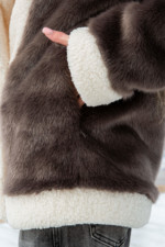 Зимняя Шуба Mila Nova ПВ-313 капучино — изображение 4