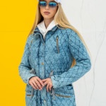 Джинсовая куртка Mila Nova Q-24 светло-голубой