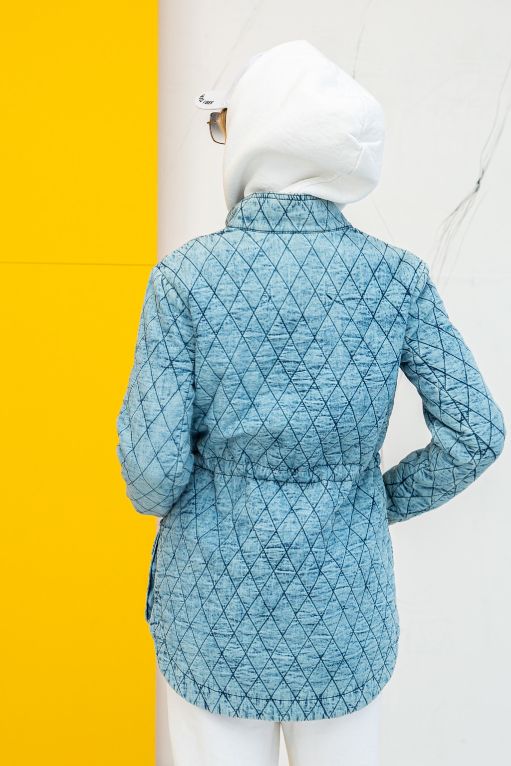 Джинсовая куртка Mila Nova Q-24 светло-голубой — изображение 3