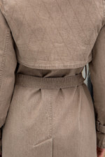 Демісезонний тренч Mila Nova Q-40 коричневий - Зображення 6