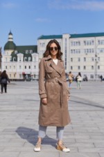 Демисезонный тренч Mila Nova Q-88 капучино