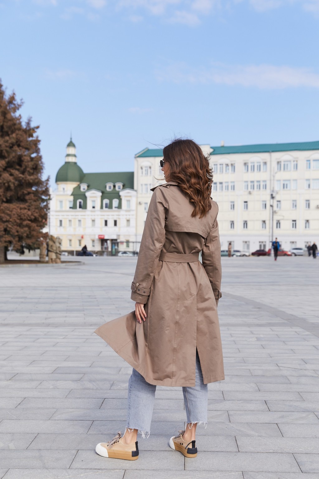 Демисезонный тренч Mila Nova Q-88 капучино — изображение 2