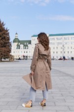 Демисезонный тренч Mila Nova Q-88 капучино — изображение 2