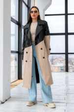 Демисезонный Тренч Mila Nova Плащ Q-94 бежевый — изображение 2