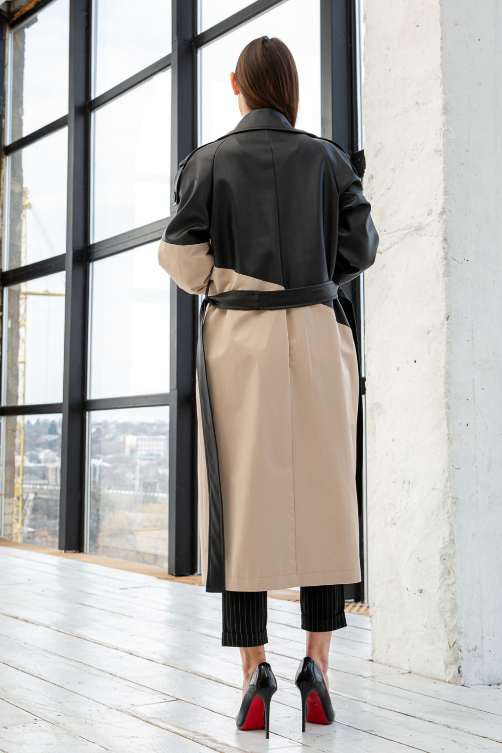 Демисезонный Тренч Mila Nova Плащ Q-94 бежевый — изображение 3