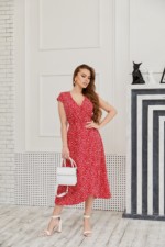 Летнее платье Mila Nova Ф-125 красный — изображение 5