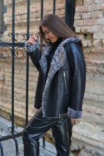 Зимняя дубленка Mila Nova Д-190черный — изображение 6