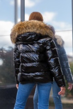 Зимняя куртка Mila Nova К-284 черный — изображение 5