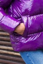 Зимняя куртка Mila Nova К-284 фиолетовый — изображение 5