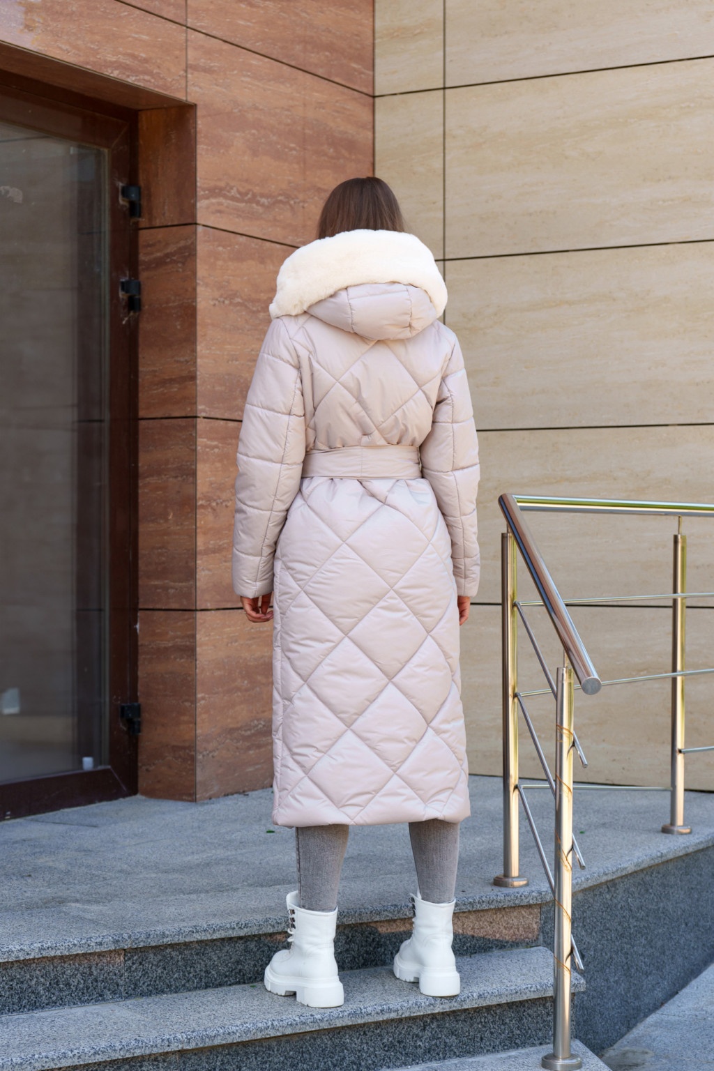 Зимнее пальто Mila Nova ПВ-319 молоко — изображение 7