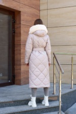 Зимнее пальто Mila Nova ПВ-319 молоко — изображение 7