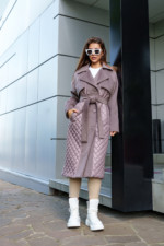 Демисезонное Пальто Mila Nova ПВ-305 капучино