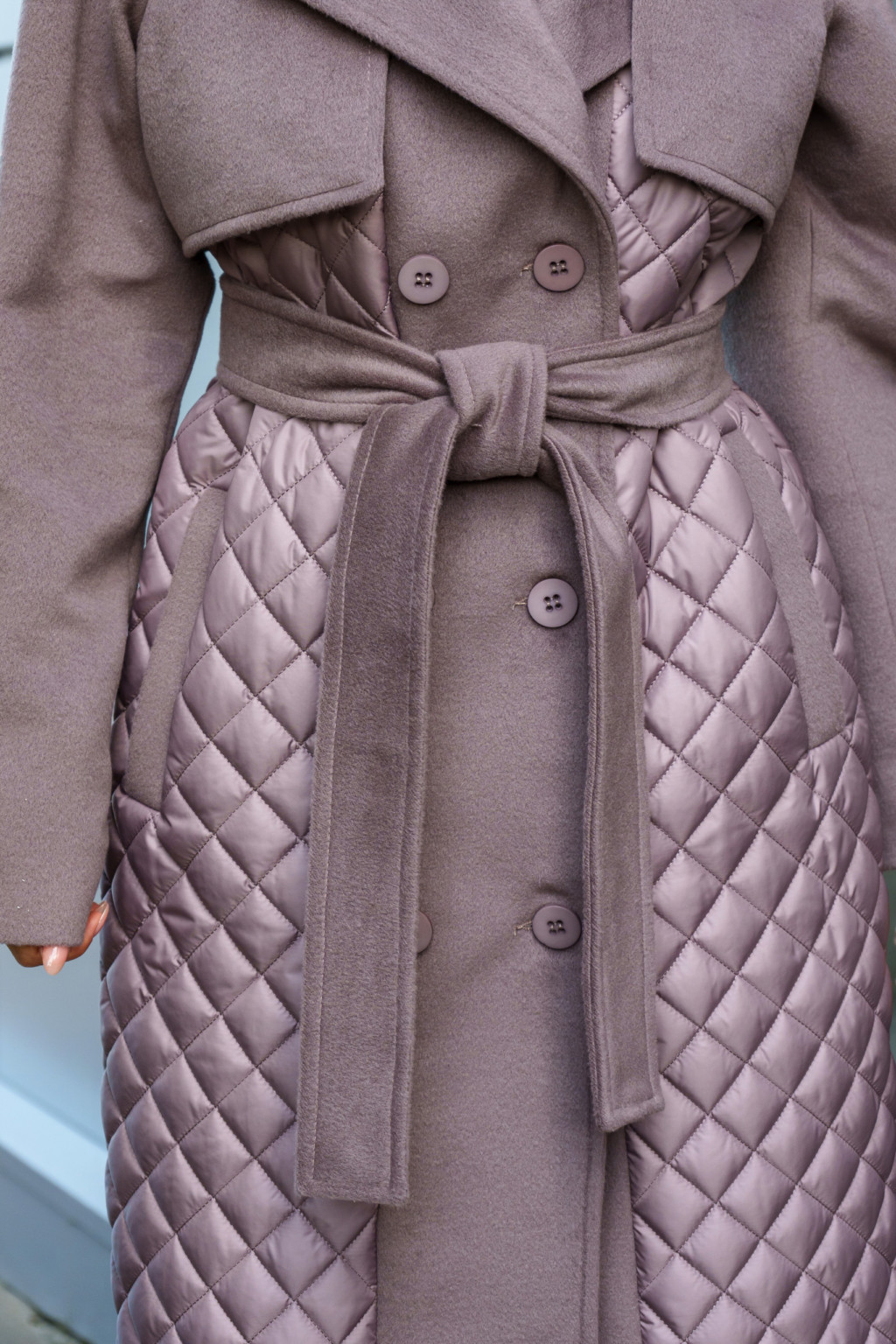 Демисезонное Пальто Mila Nova ПВ-305 капучино — изображение 6