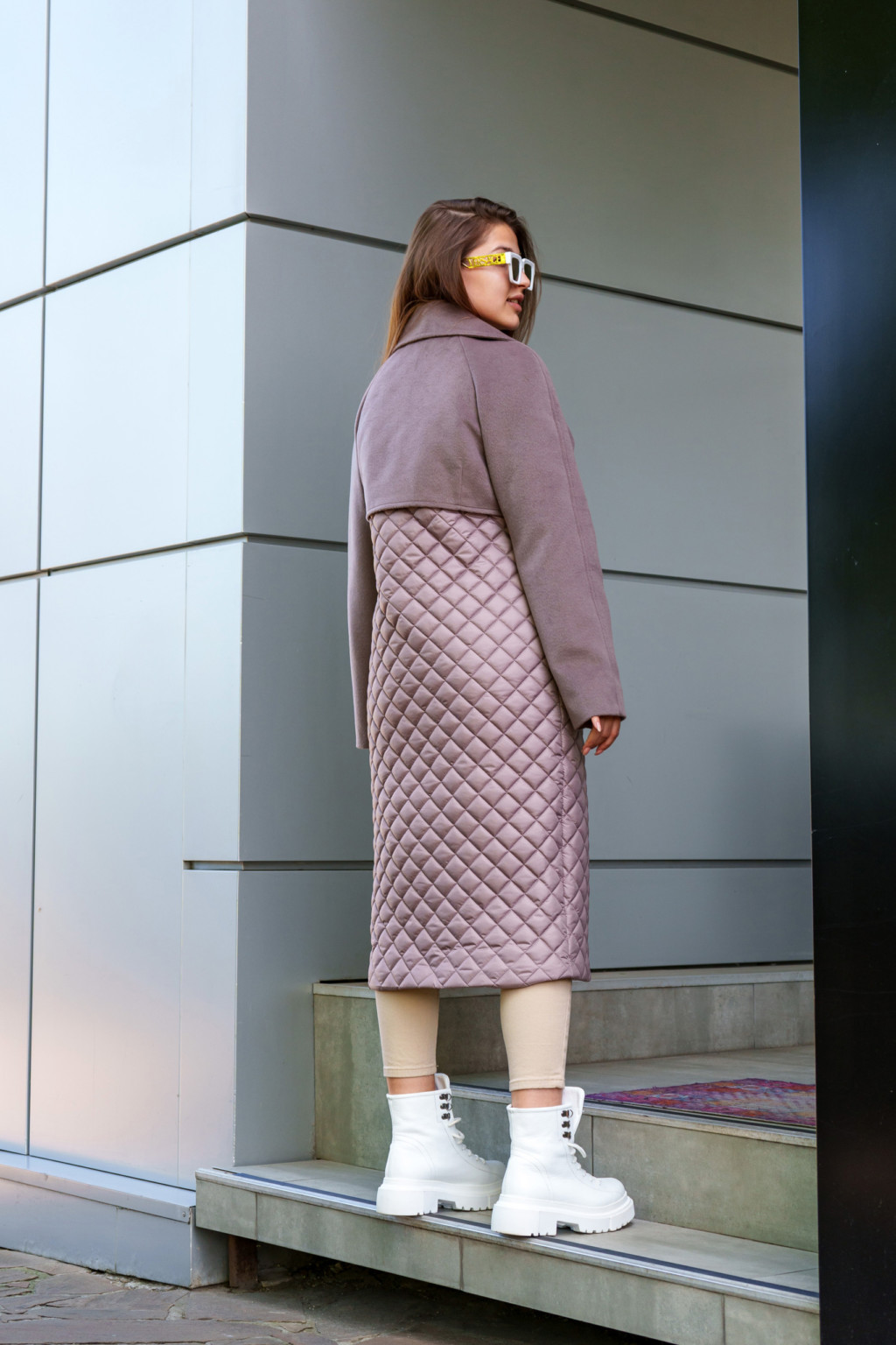 Демисезонное Пальто Mila Nova ПВ-305 капучино — изображение 2