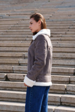 Зимняя дубленка Mila Nova Д-205  капучино — изображение 2