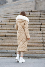 Зимнее пальто Mila Nova ПВ-319 кемел — изображение 4