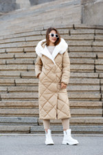 Зимнее пальто Mila Nova ПВ-319 кемел — изображение 5