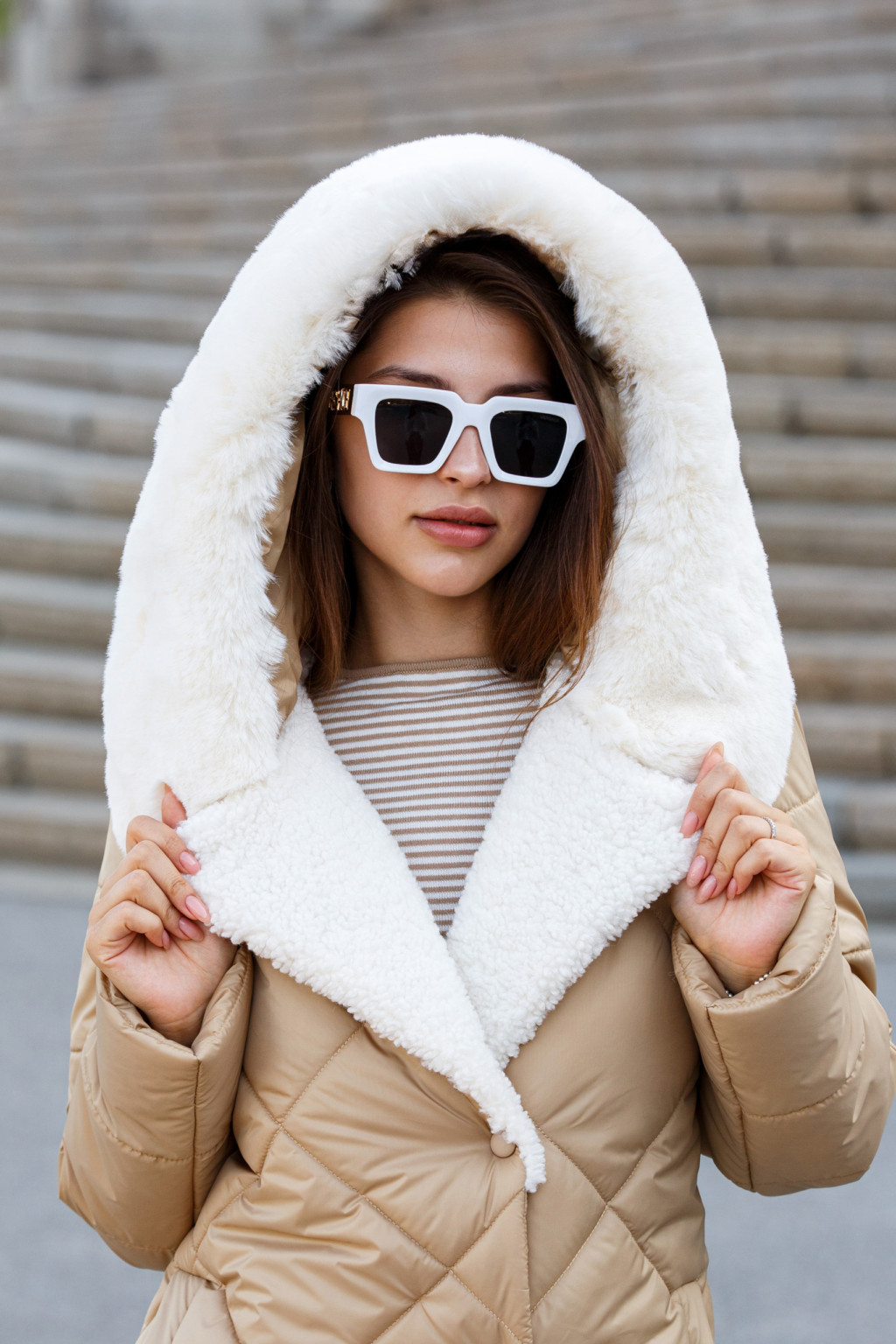 Зимнее пальто Mila Nova ПВ-319 кемел — изображение 2