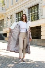 Зимнее пальто ПВ-319 капучино — изображение 3