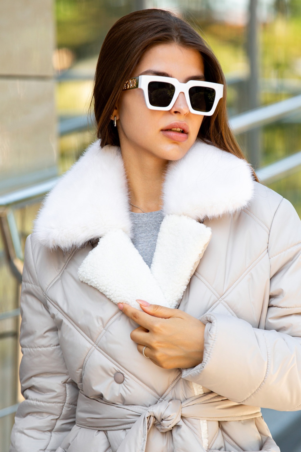 Зимнее пальто Mila Nova ПВ-318 молоко — изображение 2