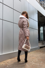 Зимнее пальто Mila Nova ПВ-318 капучино — изображение 5
